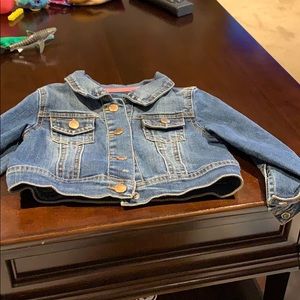 Denim snap jacket